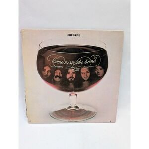 Deep Purple Come Taste the Band Vinyl LP 1975 Warner Bros PR Hard Rock Record